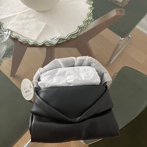 NWT black kiss bag from Staud comes with dust bag